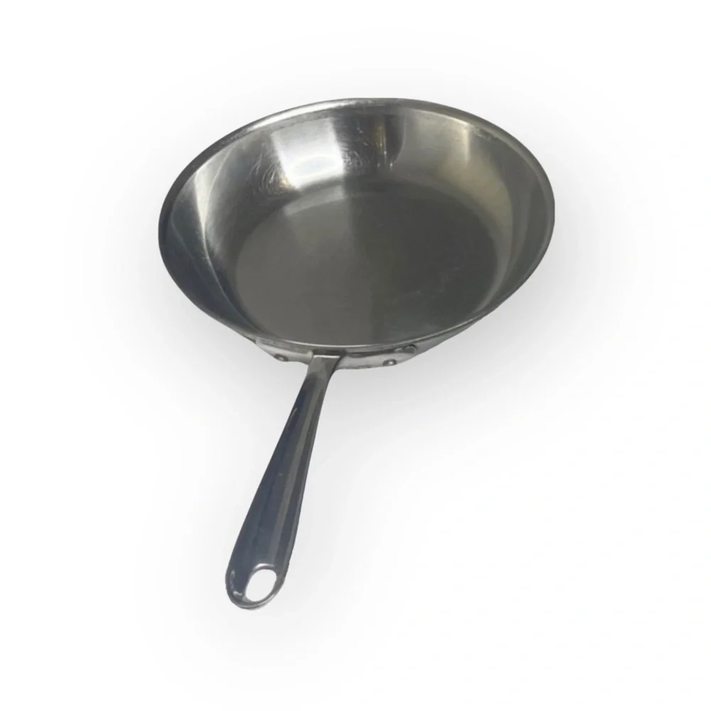 All Clad ★ Polished Stainless Steel 10 Inch Fry Pan ★ Professional Cookware ★ - Picture 12 of 16
